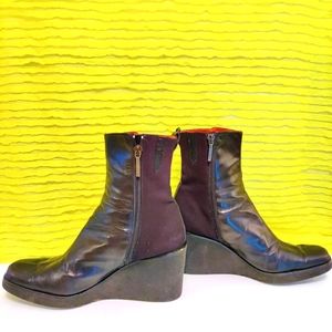 Donald J. Pliner wedge heel booties, size 11